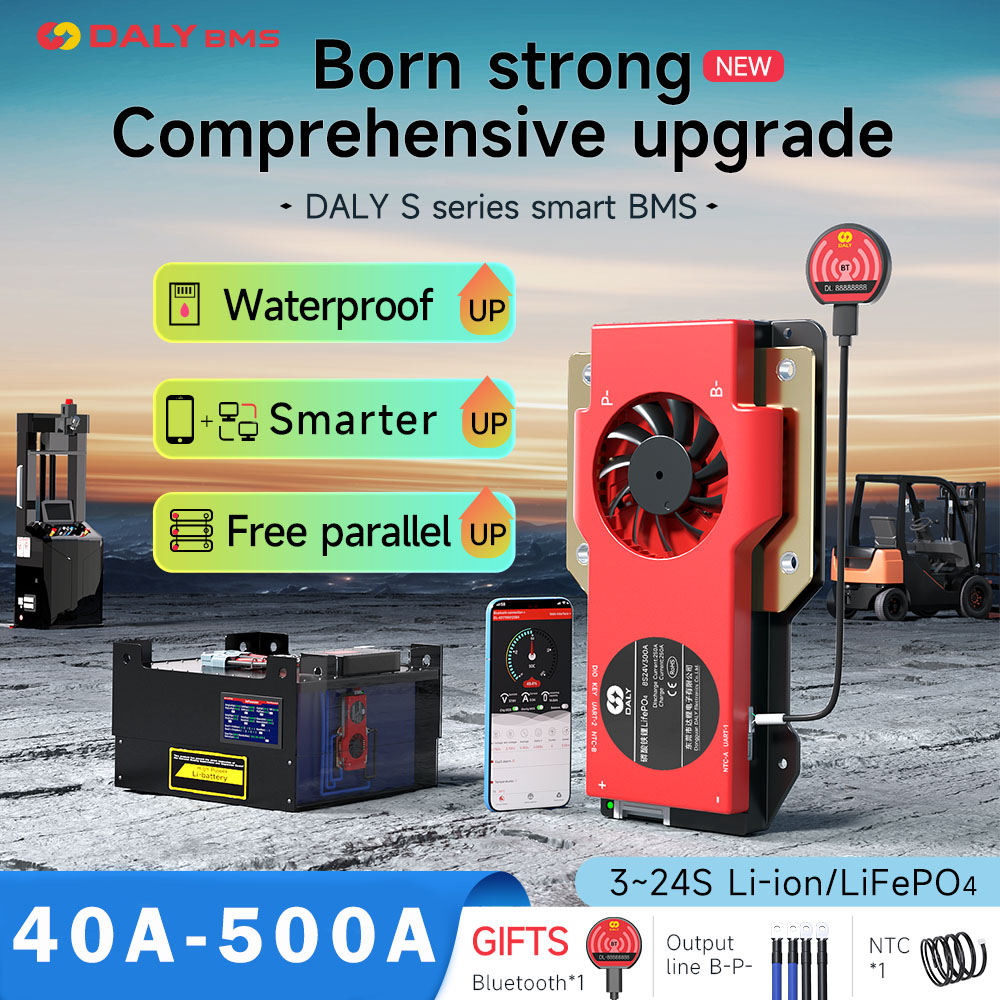 Lifepo4 12V 100Ah Bms Bluetooth - Daly Smart BMS 3.2V Lifepo4 4S