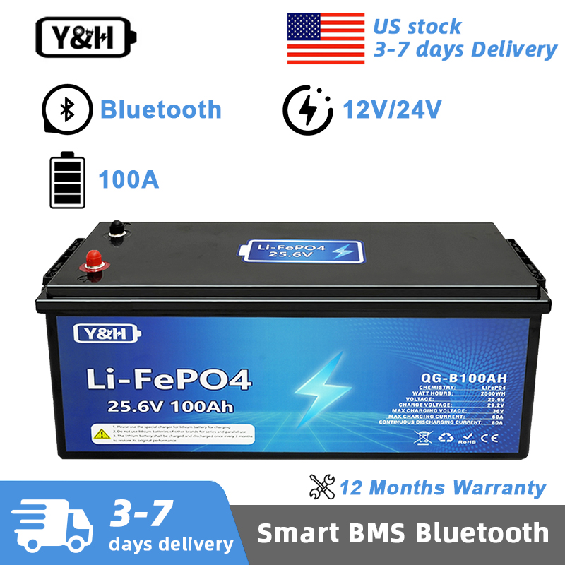 [Доставка по региону] Аккумуля – обзор и цена Lifepo4 12V 100Ah Bms Bluetooth